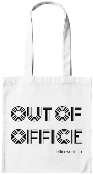 Jutebeutel "Out of Office"